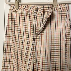 Multicolored Cropped Culotte Pants